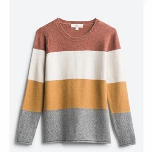Pinque - Gina Crew Neck Sweater - Burnt Orange - Large